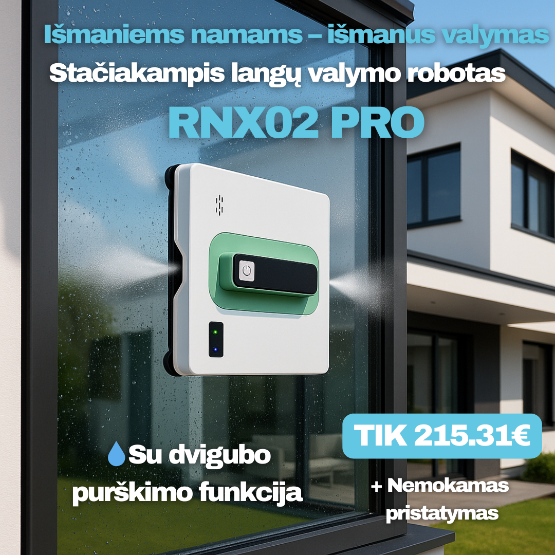 Robonamai.lt Facebook ad: Langų robotas