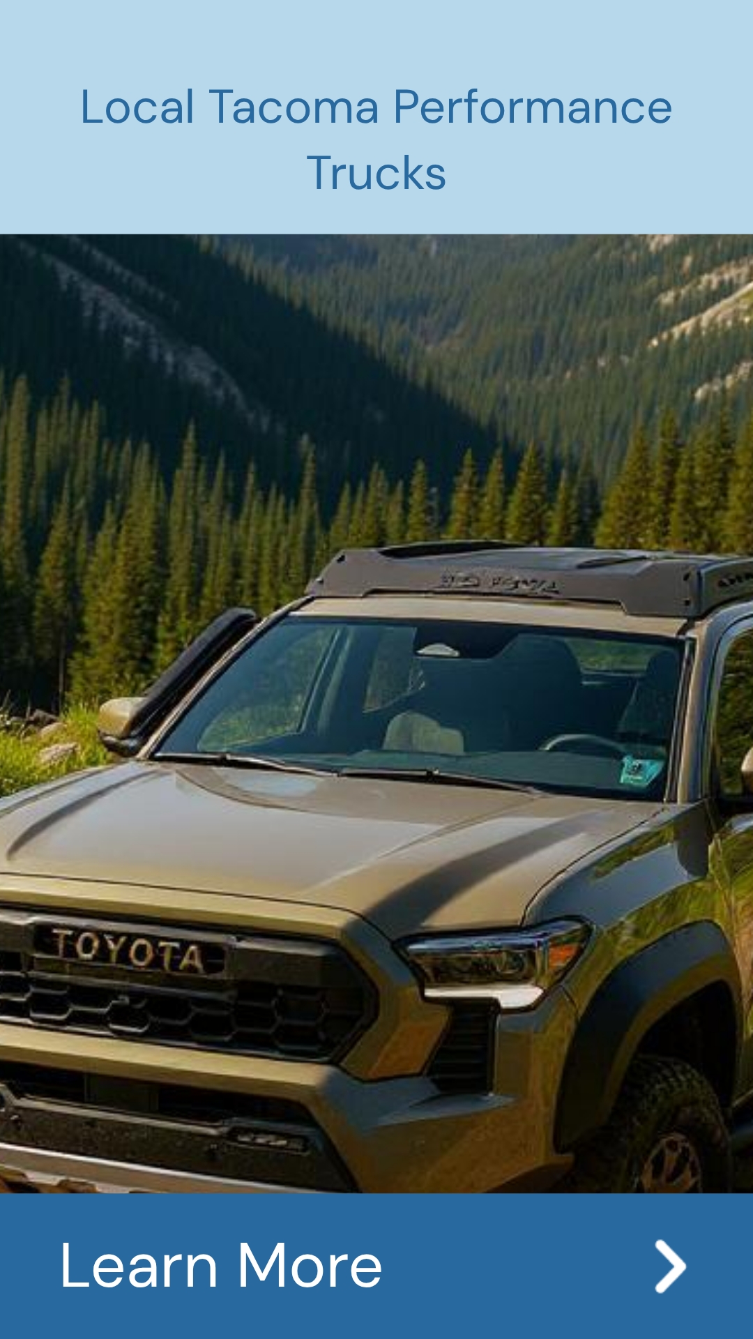 TrendingResults Focused Facebook ad: Unlock Tacoma’s Performance Truck Scene!