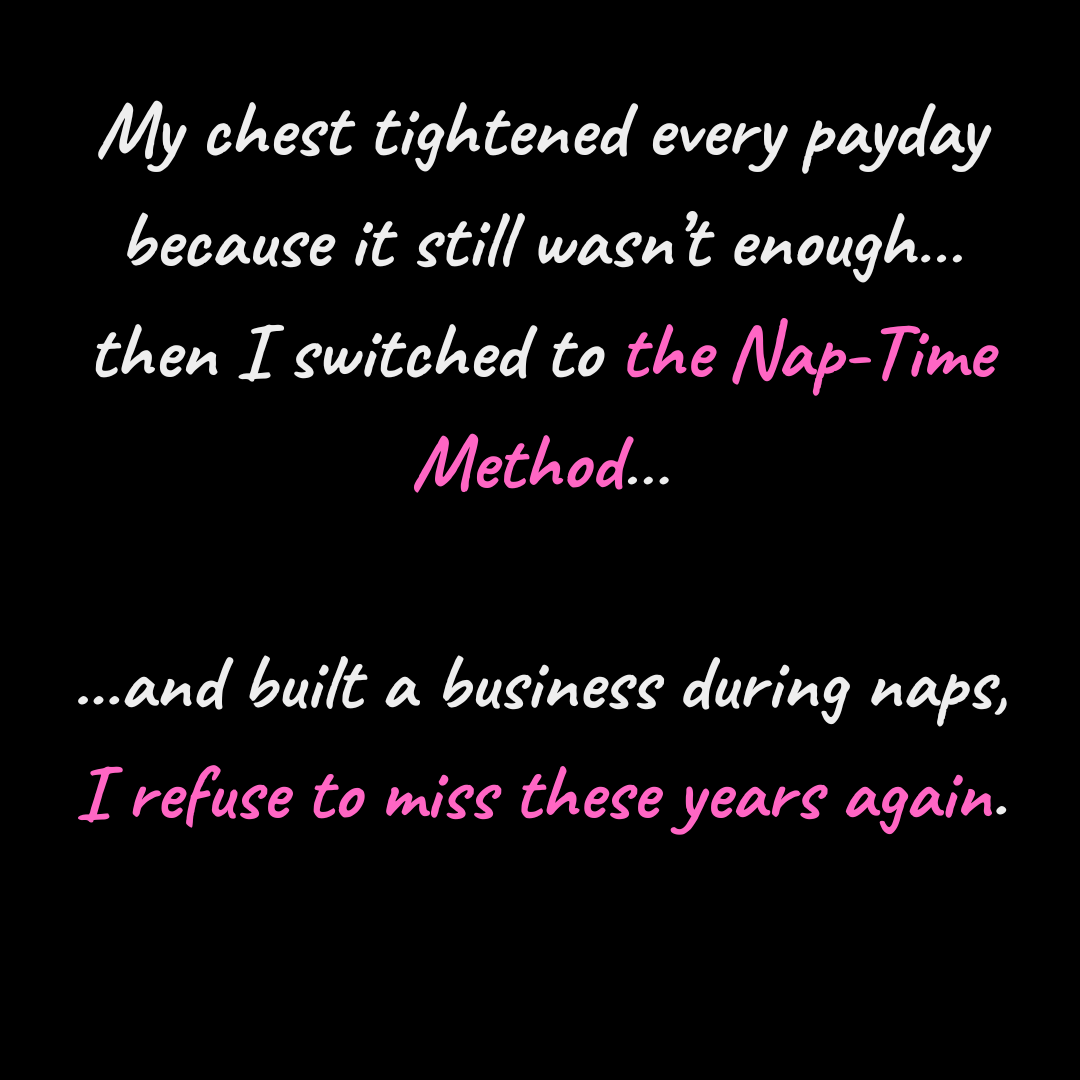 Email Dadapreneur Facebook ad: New Dad? Build a Business During Nap Time-Not Family Time