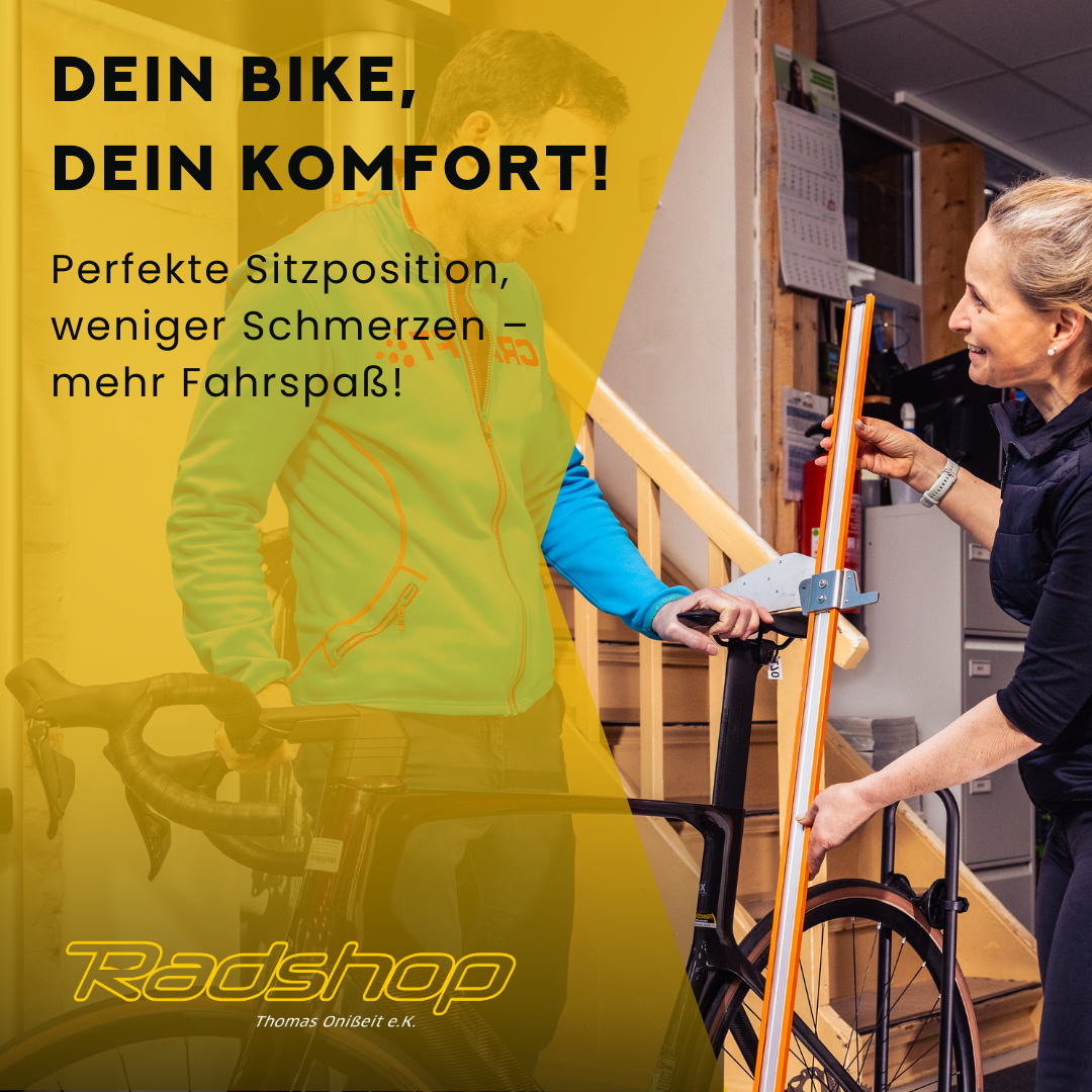 Radshop Onißeit e. K. Facebook ad: Rückenschmerzen beim Radfahren?