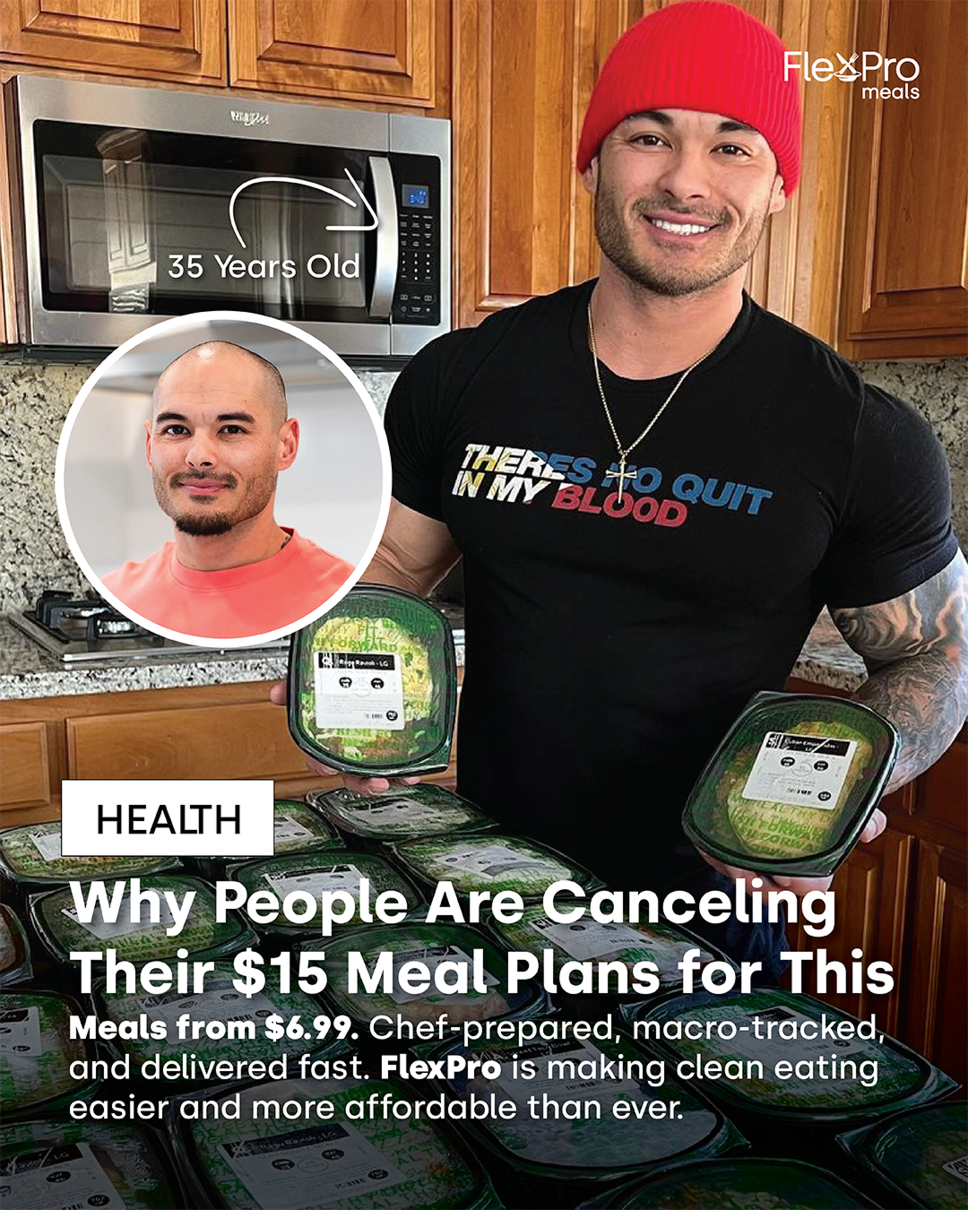 FlexPro Meals Facebook ad