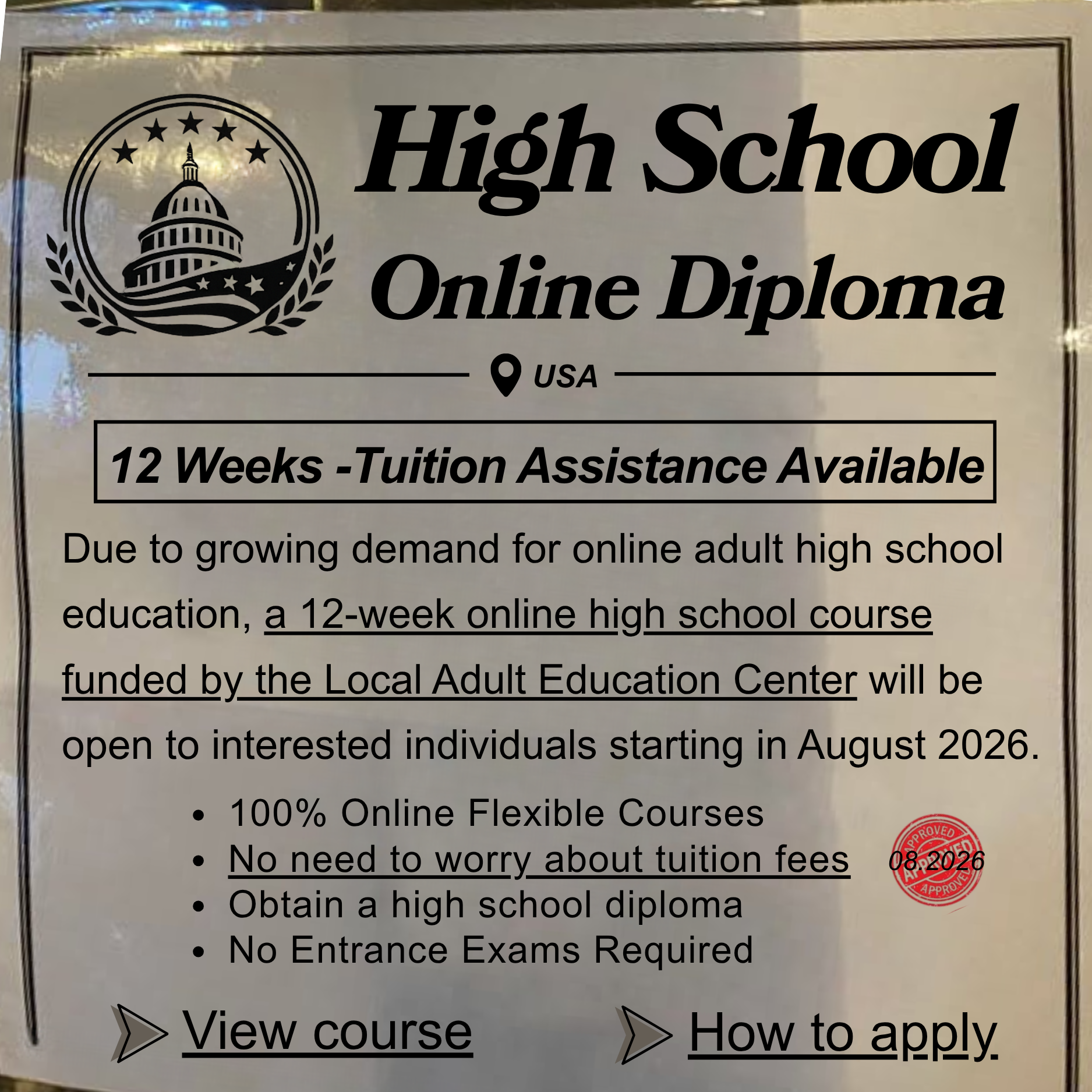 Life service Facebook ad: How to apply