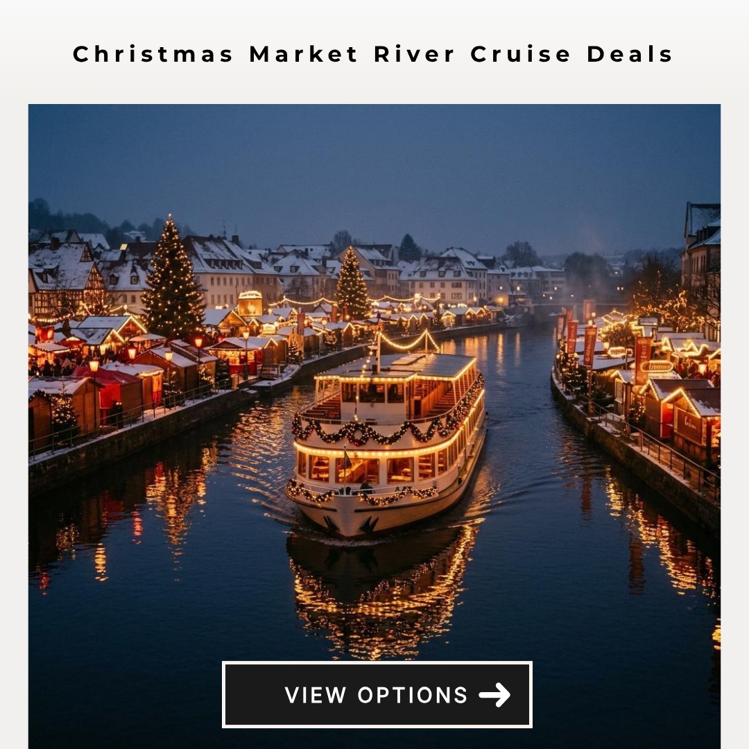 The Finance Circle Facebook ad: Christmas Market River Cruise Deals!