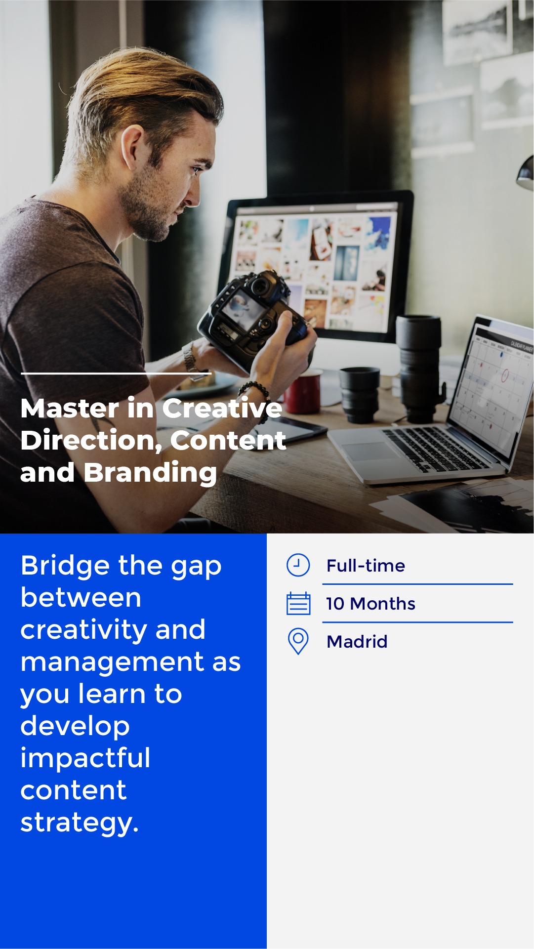IE University Facebook ad