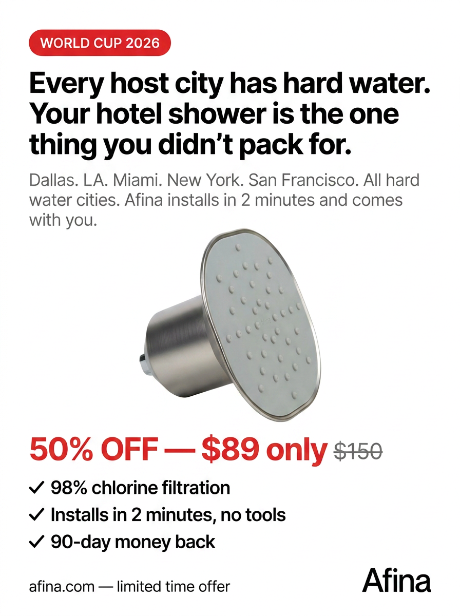 Showerlabs Facebook ad