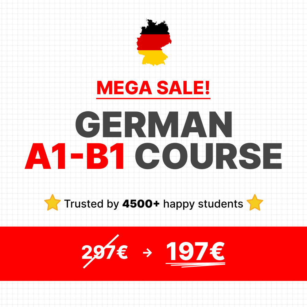 Max Yoko Facebook ad: Learn German 10x Faster