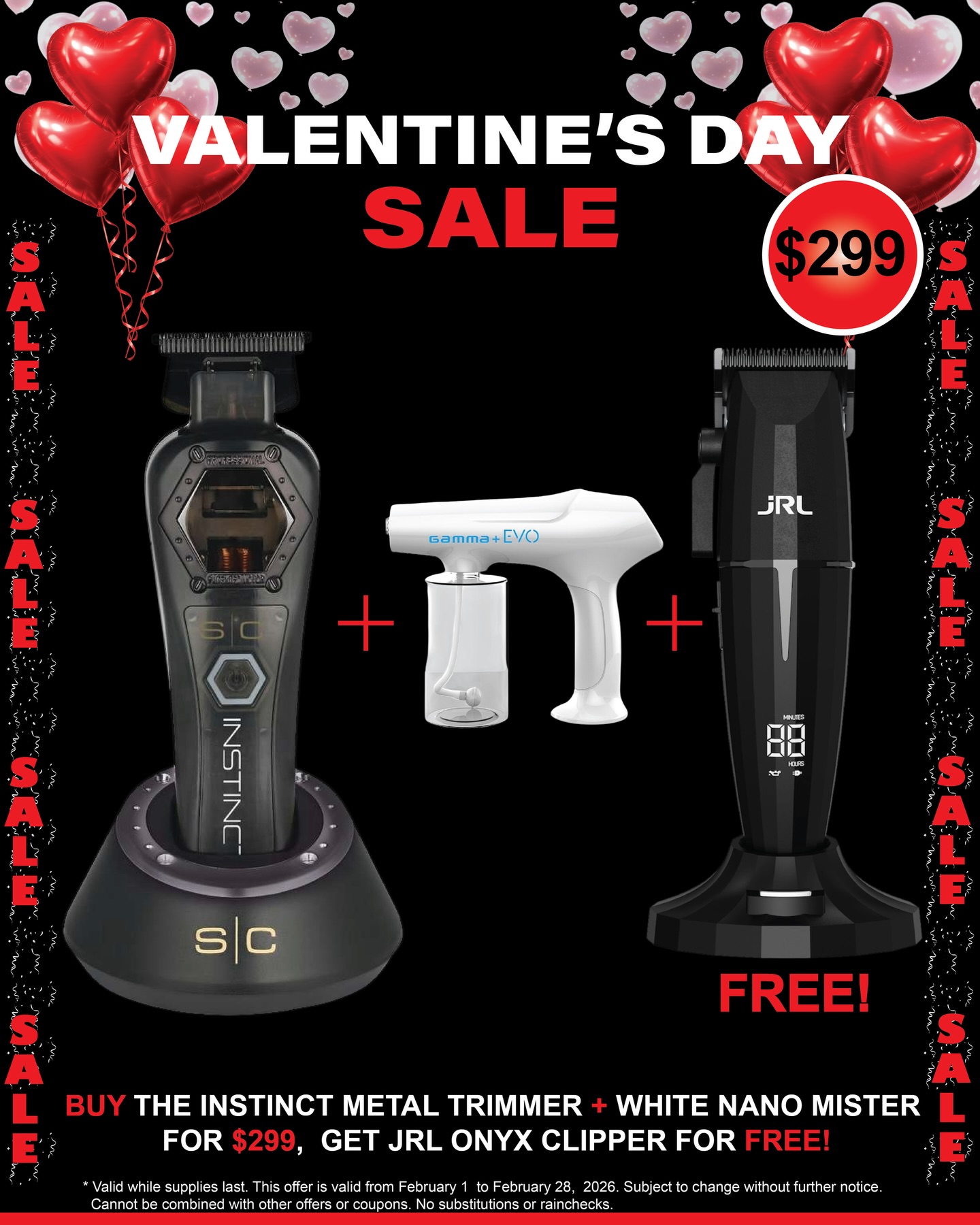 Salon BackBar Barber & Salon supply Center Facebook ad: JRL Onyx Clipper + StyleCraft Instinct Metal Trimmer &…
