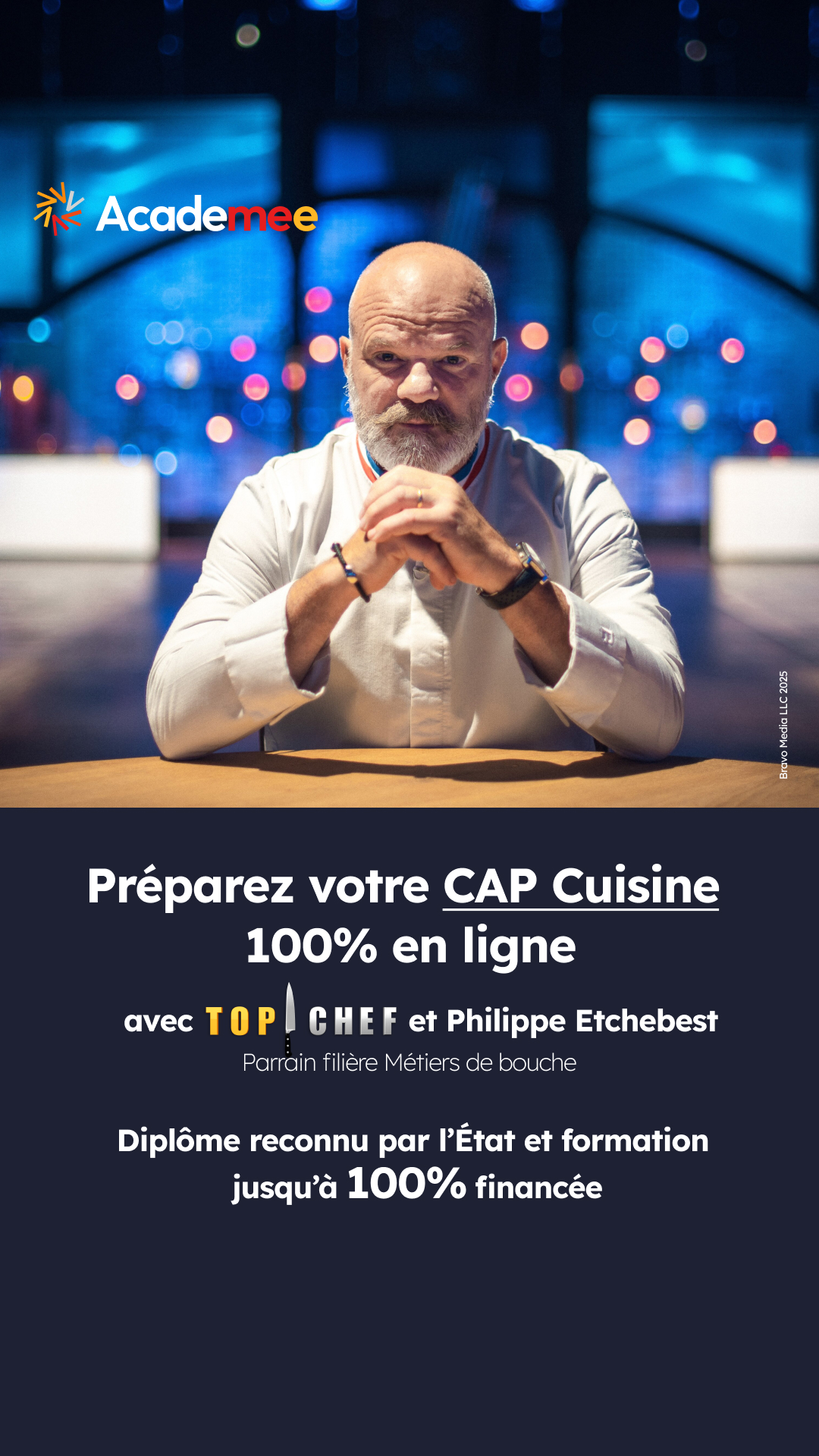 Academee Facebook ad from Feb 3, 2026