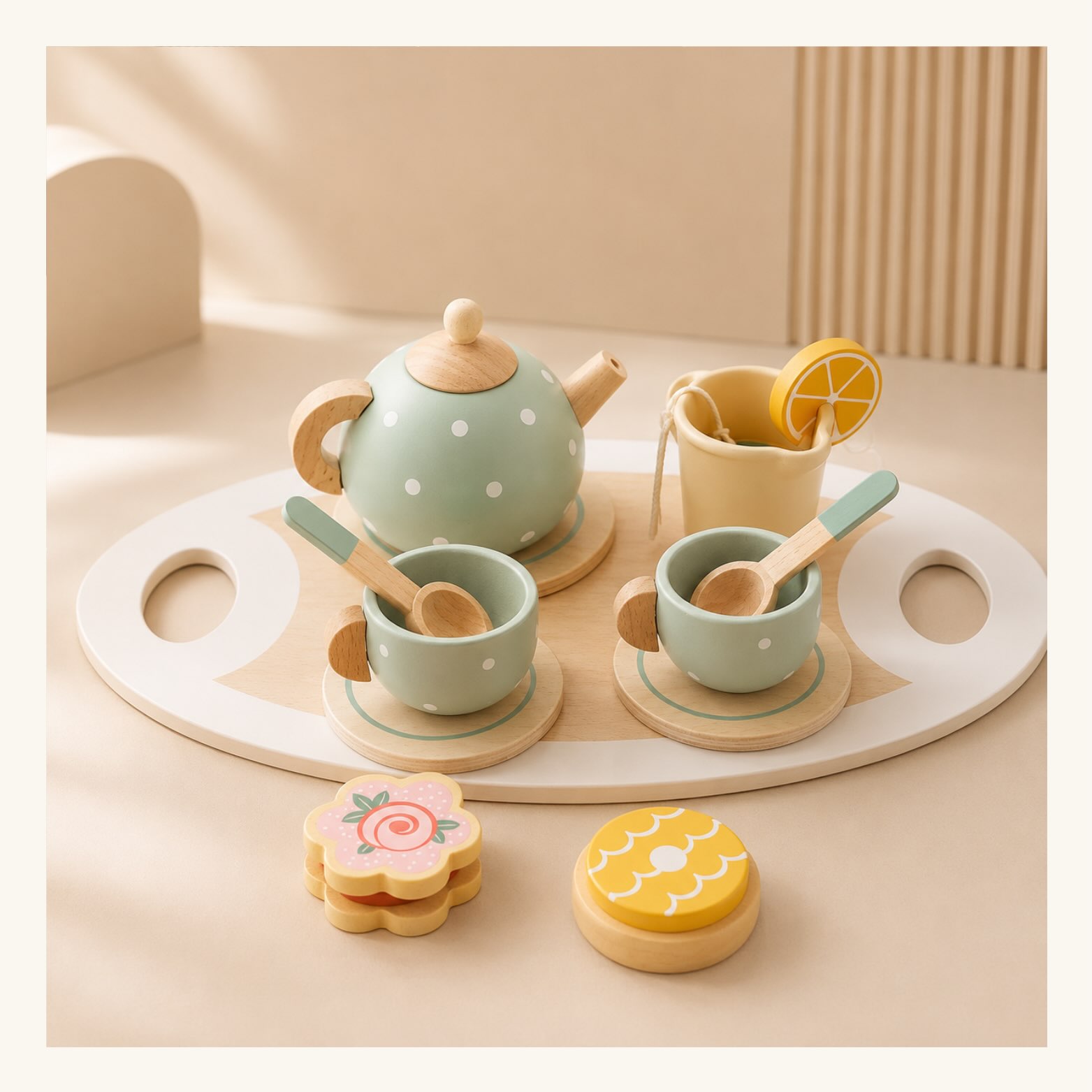 Woodchild Facebook ad: Una taza de imaginación en cada juego.