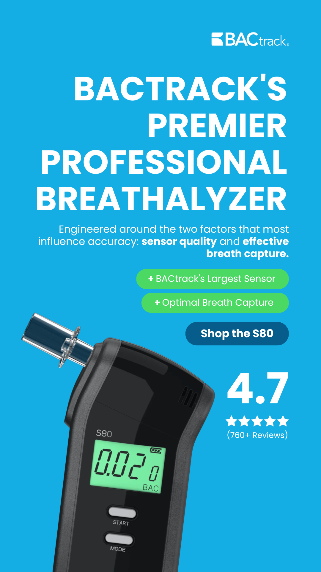 BACtrack Facebook ad