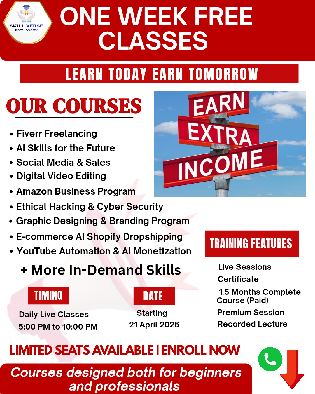 SkillVerse Facebook ad
