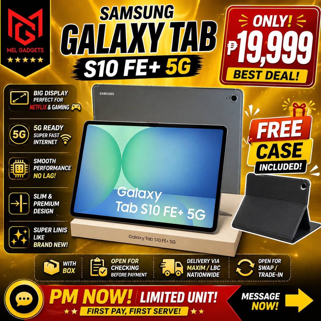 Mel Gadgets, etc. Facebook ad