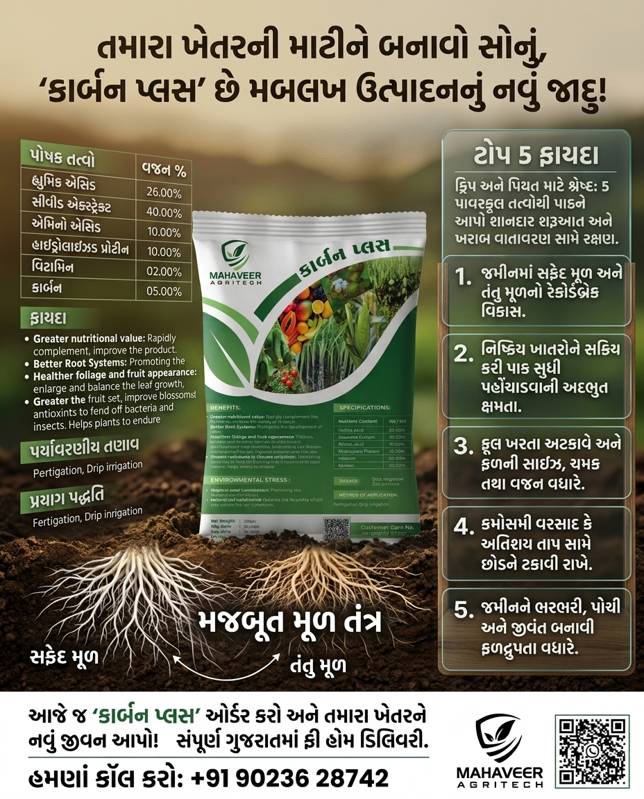 Mahaveer Agritech Facebook ad: મૂળ મજબૂત તો પાક મજબૂત!