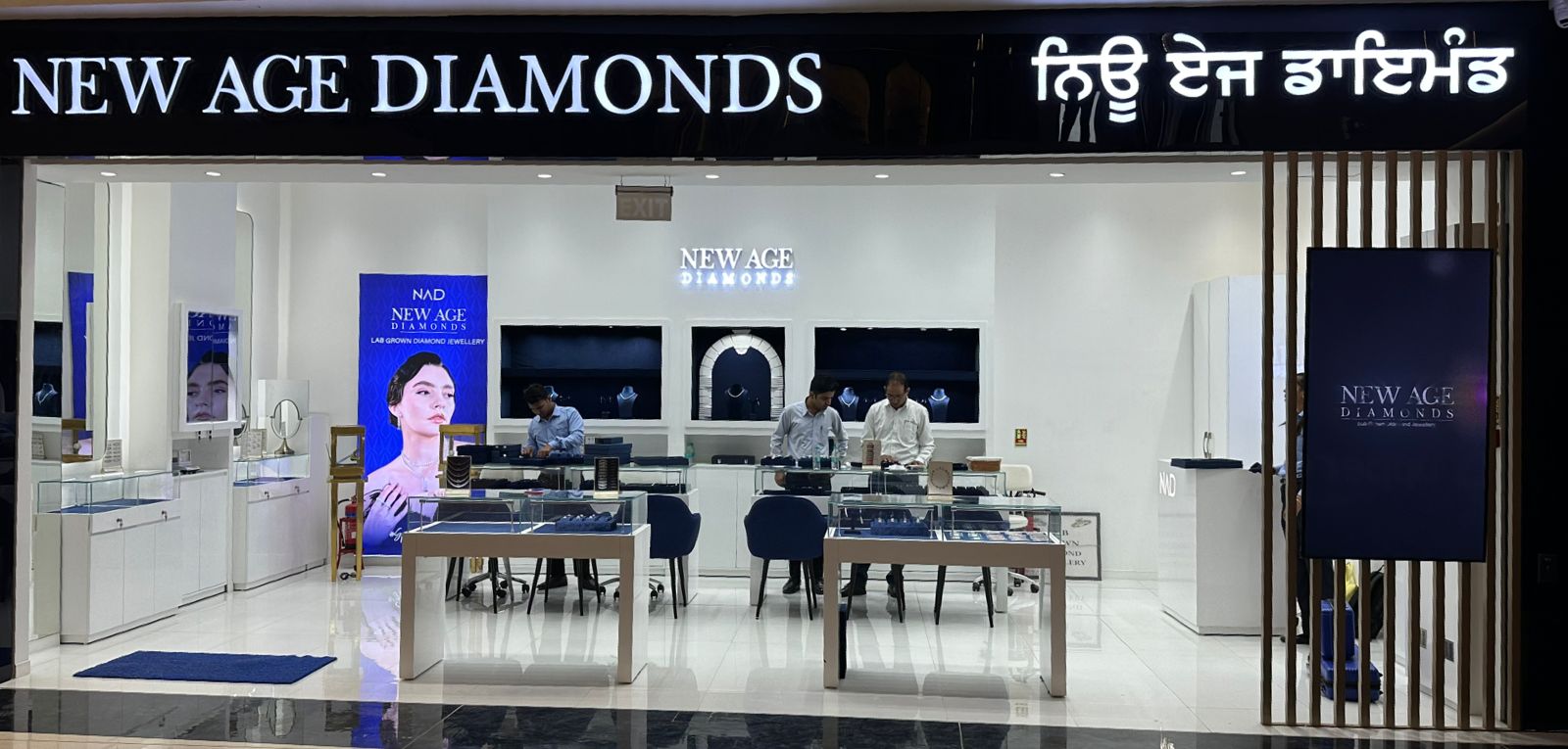 The New Age Diamonds Facebook ad from Nov 9, 2025