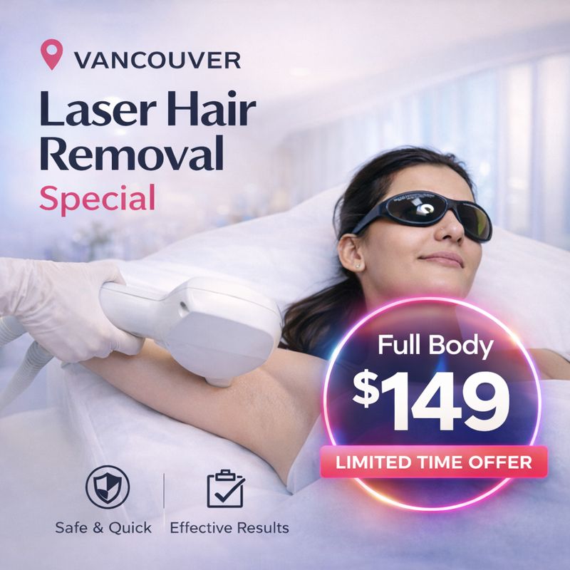 DermaCare Clinic Facebook ad: Limited Time Offer - Laser Hair Removal