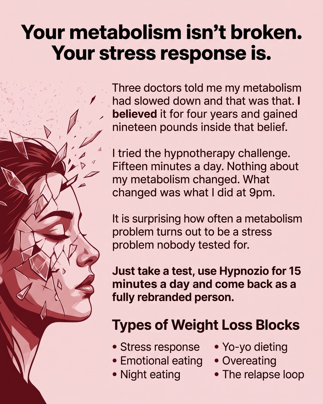 Hypnozio: power of hypnotherapy Facebook ad