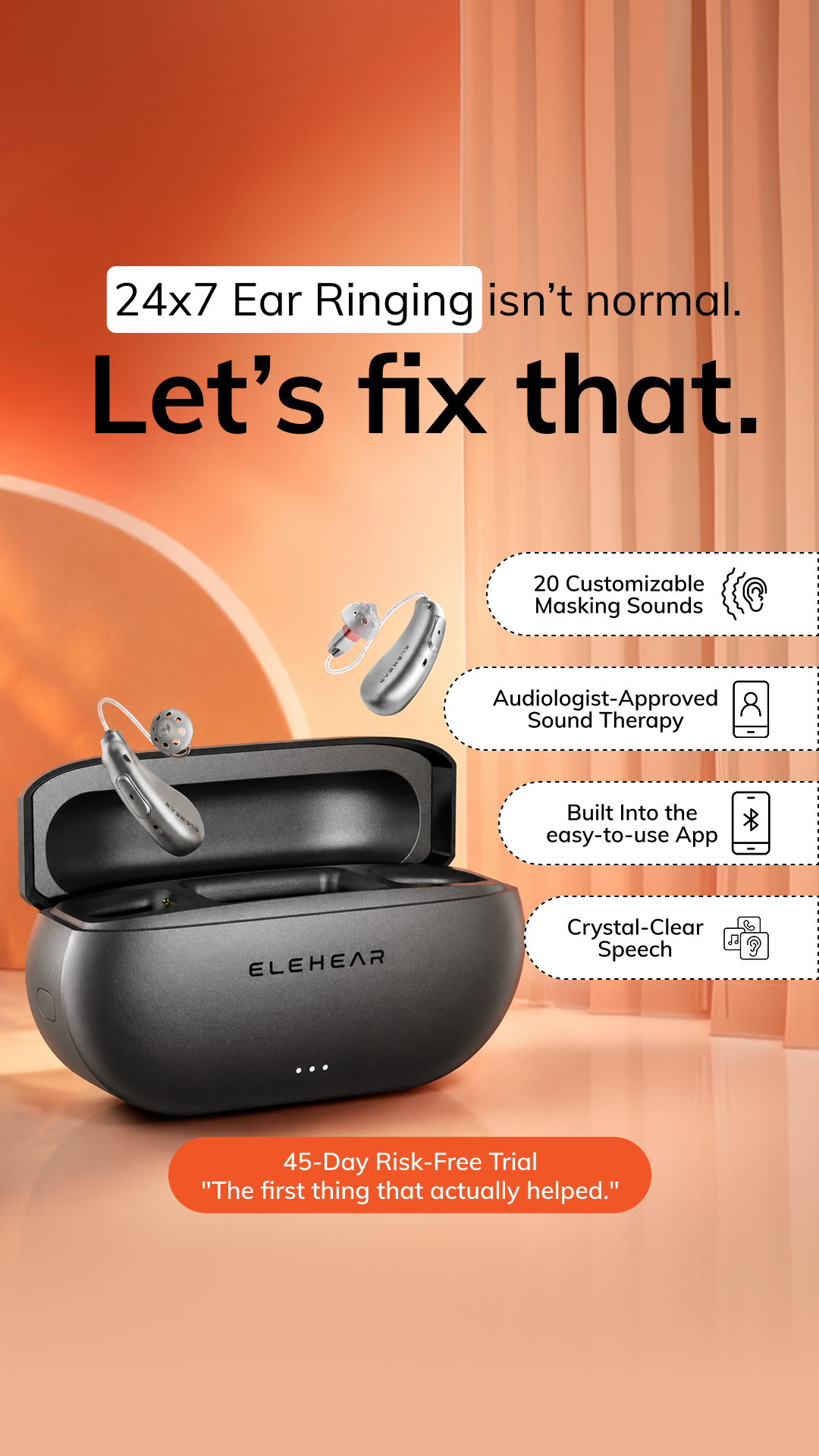 Hearing Tech Insider Facebook ad from Aug 5, 2026