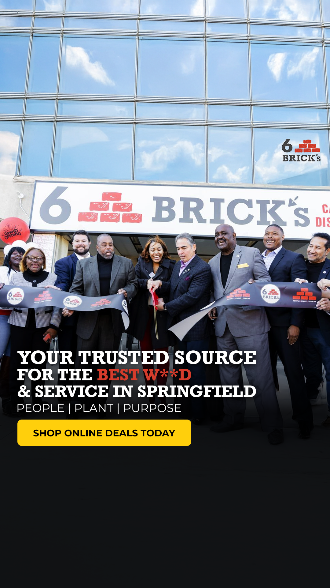 6 Brick's Facebook ad