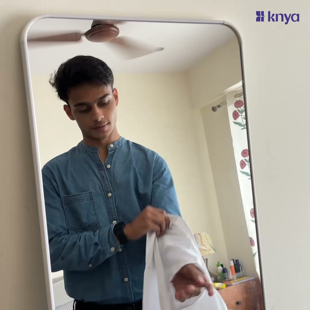 Knya Facebook ad: Your First Lab Coat