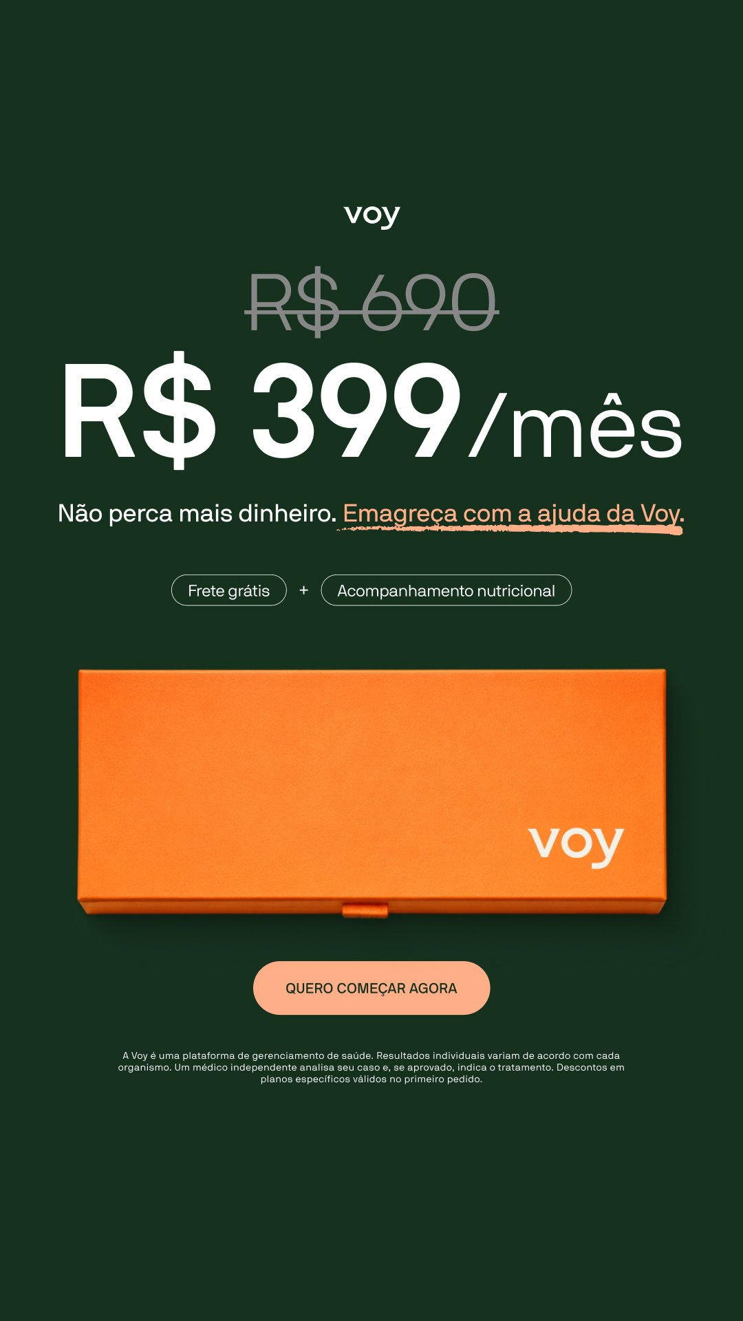 Voy Facebook ad from Aug 13, 2026
