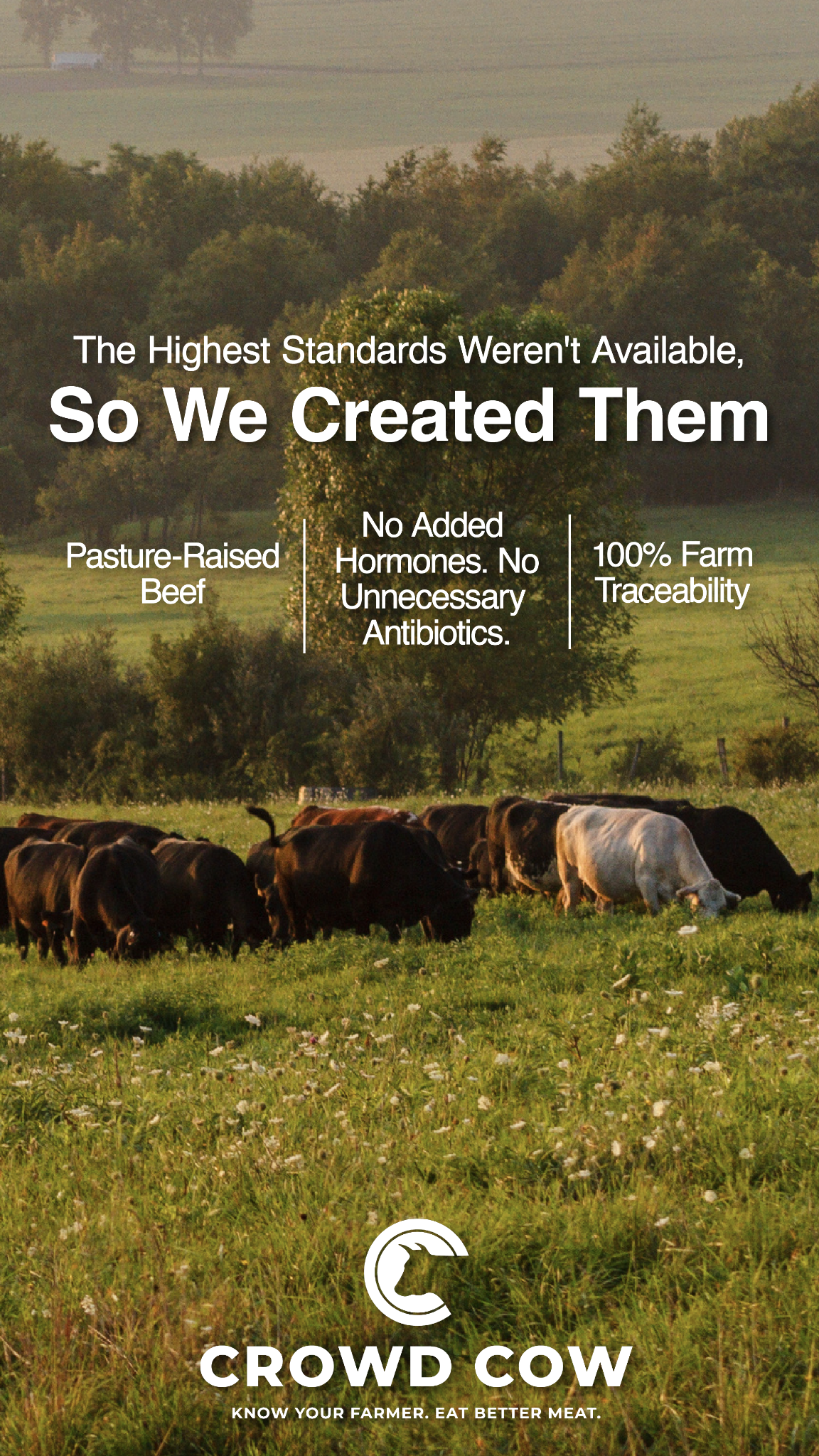 Crowd Cow Facebook ad