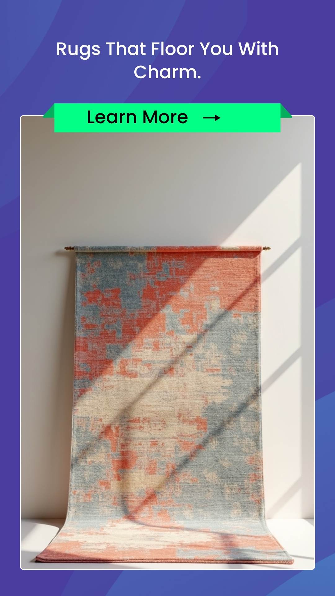 GetSearching Amplify Facebook ad: Cheap Area Rug Discount Deals!