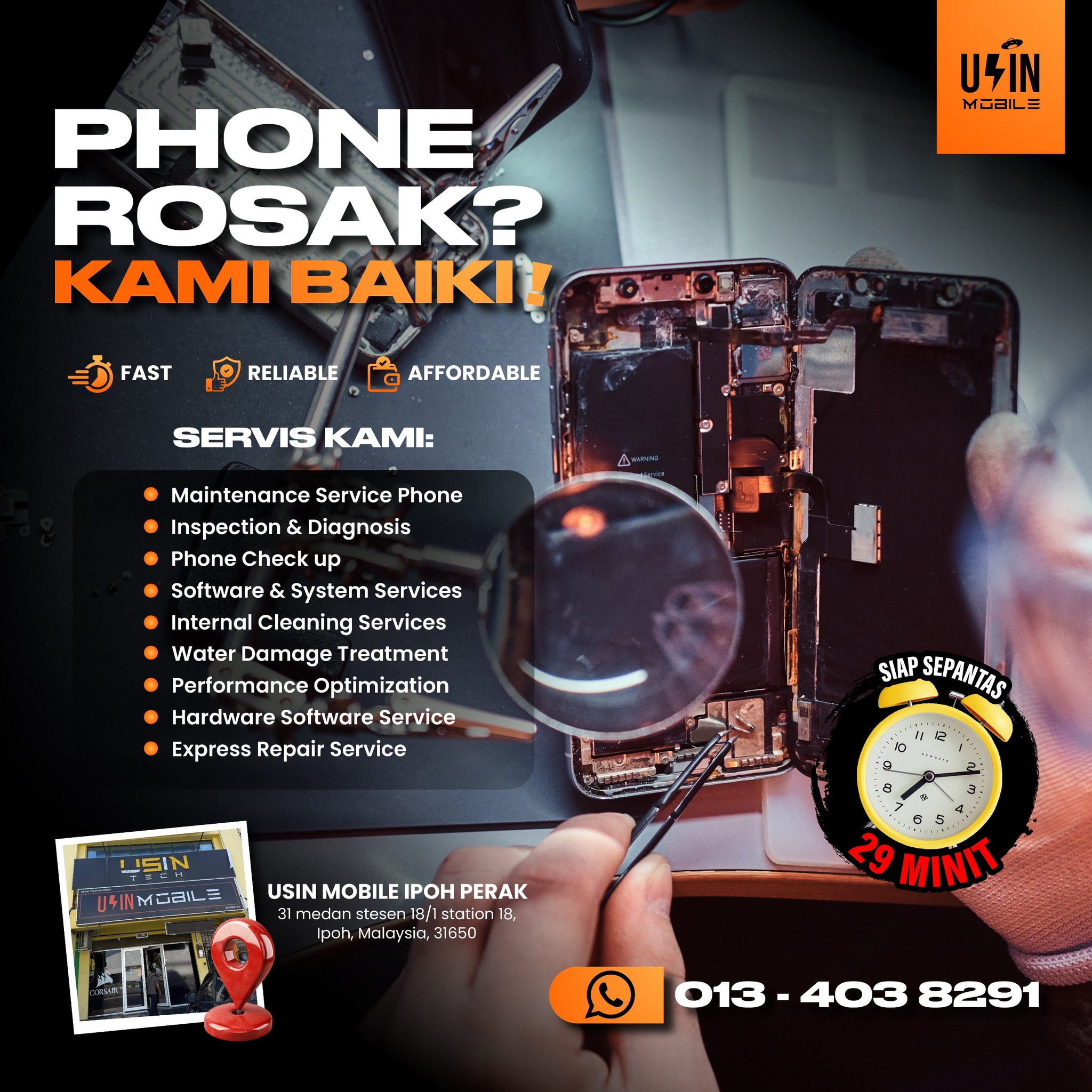 USIN MOBILE Facebook ad
