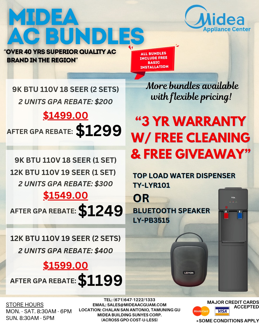 Midea Appliance Center Facebook ad: Upgrade your home the smart way!