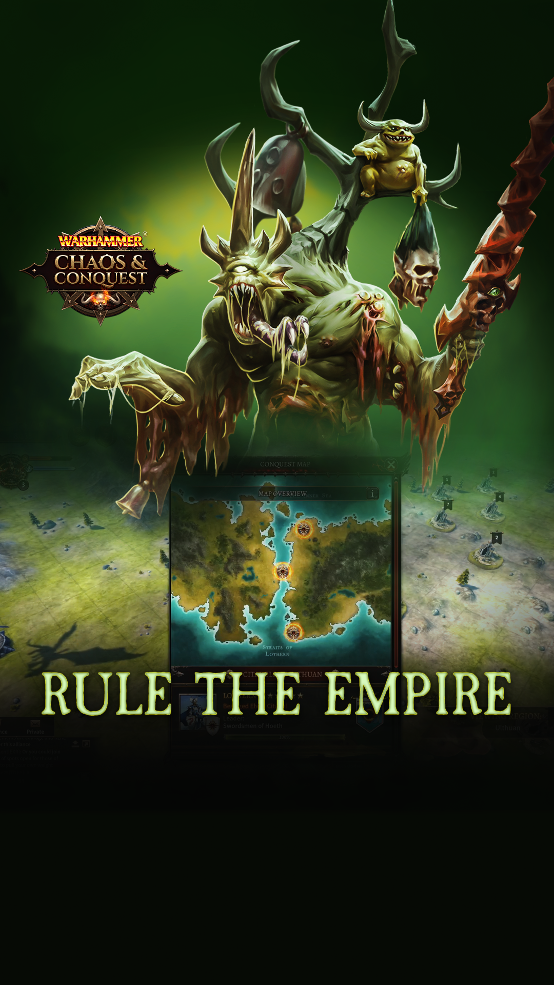 Warhammer: Chaos & Conquest Facebook ad