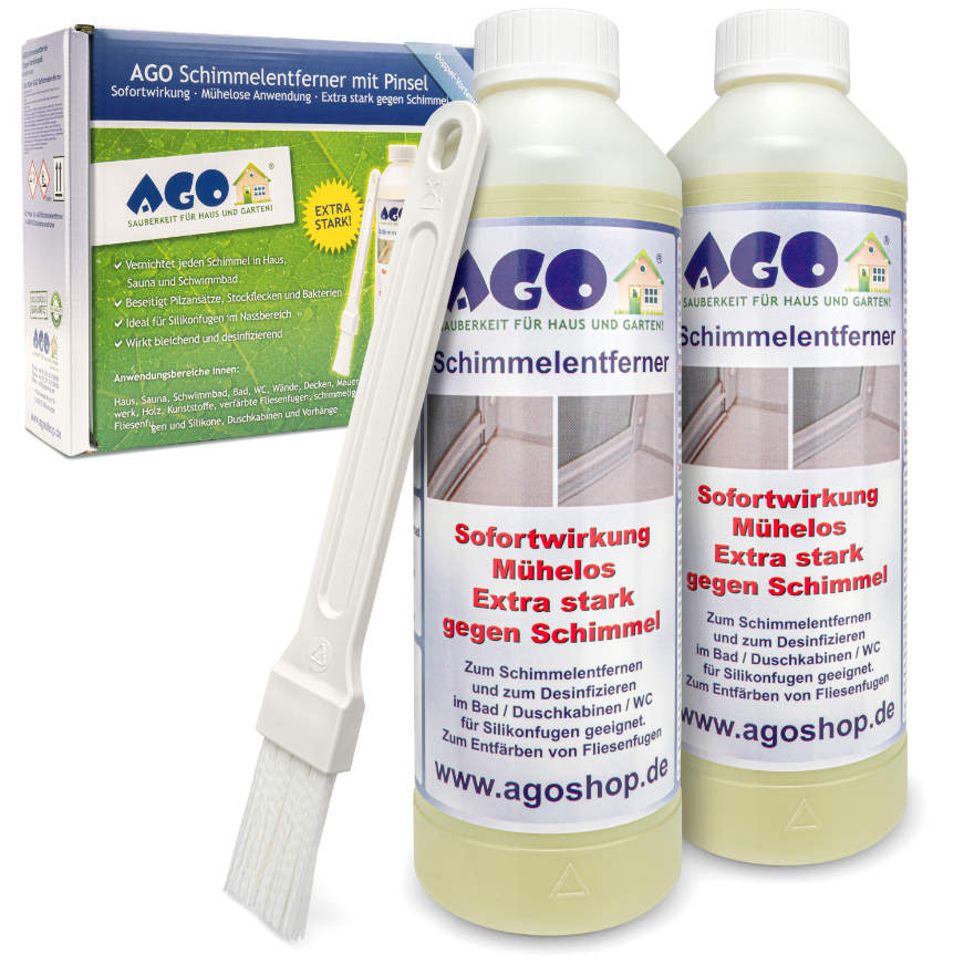 AGOShop - Sauberkeit für Haus und Garten Facebook ad: Schimmelentferner - Schimmel entfernen ohne Sanierung von…