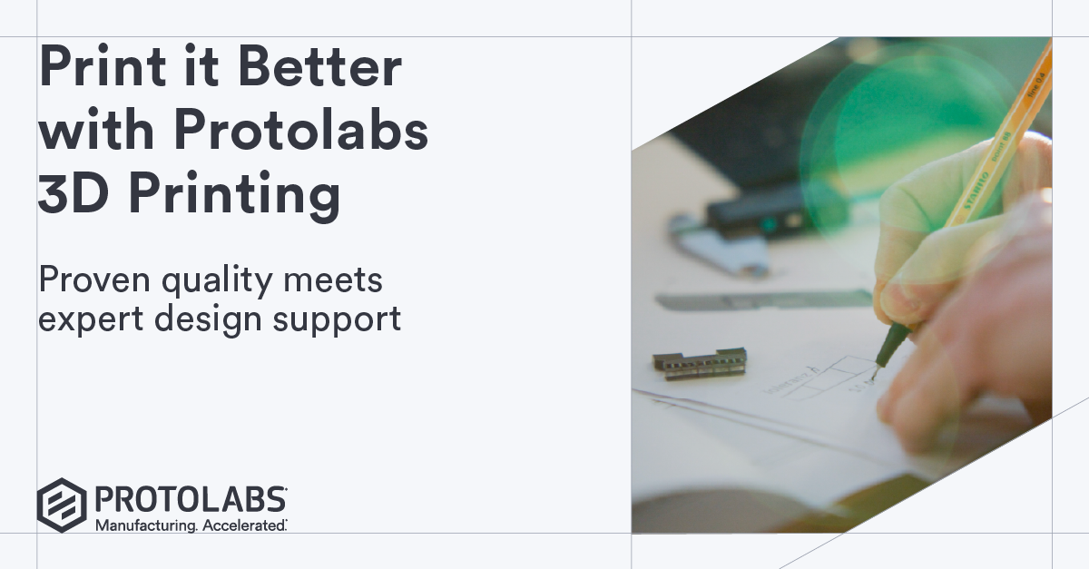 Protolabs Facebook ad: 3D Printing Service | Protolabs
