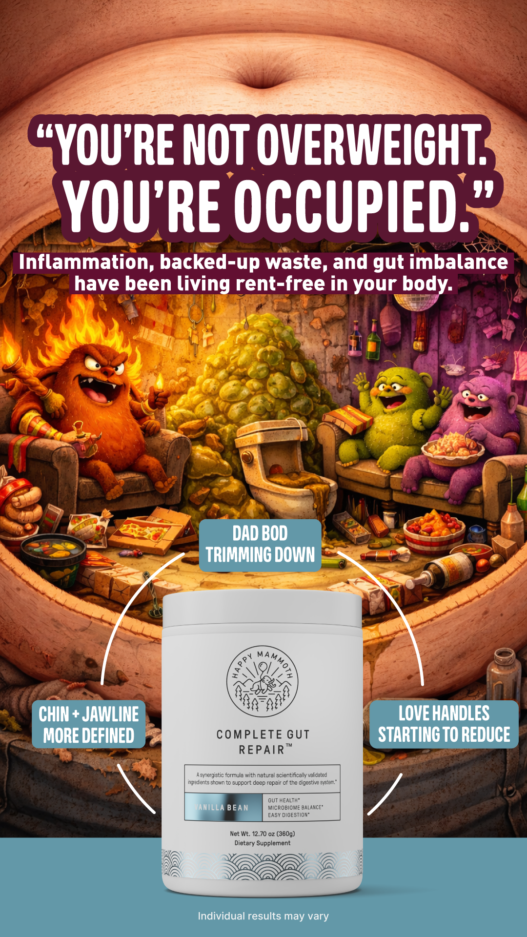 Happy Mammoth EU Facebook ad