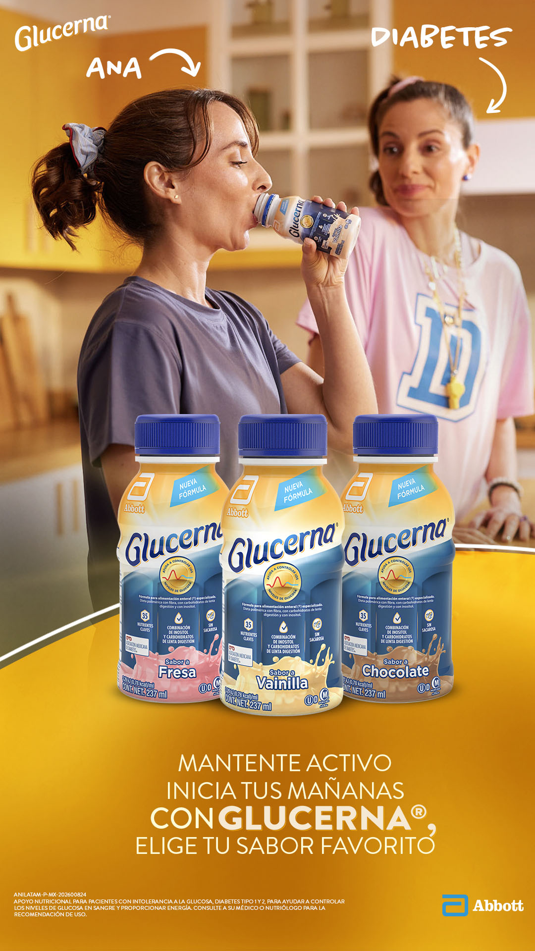 Glucerna Latinoamérica Facebook ad