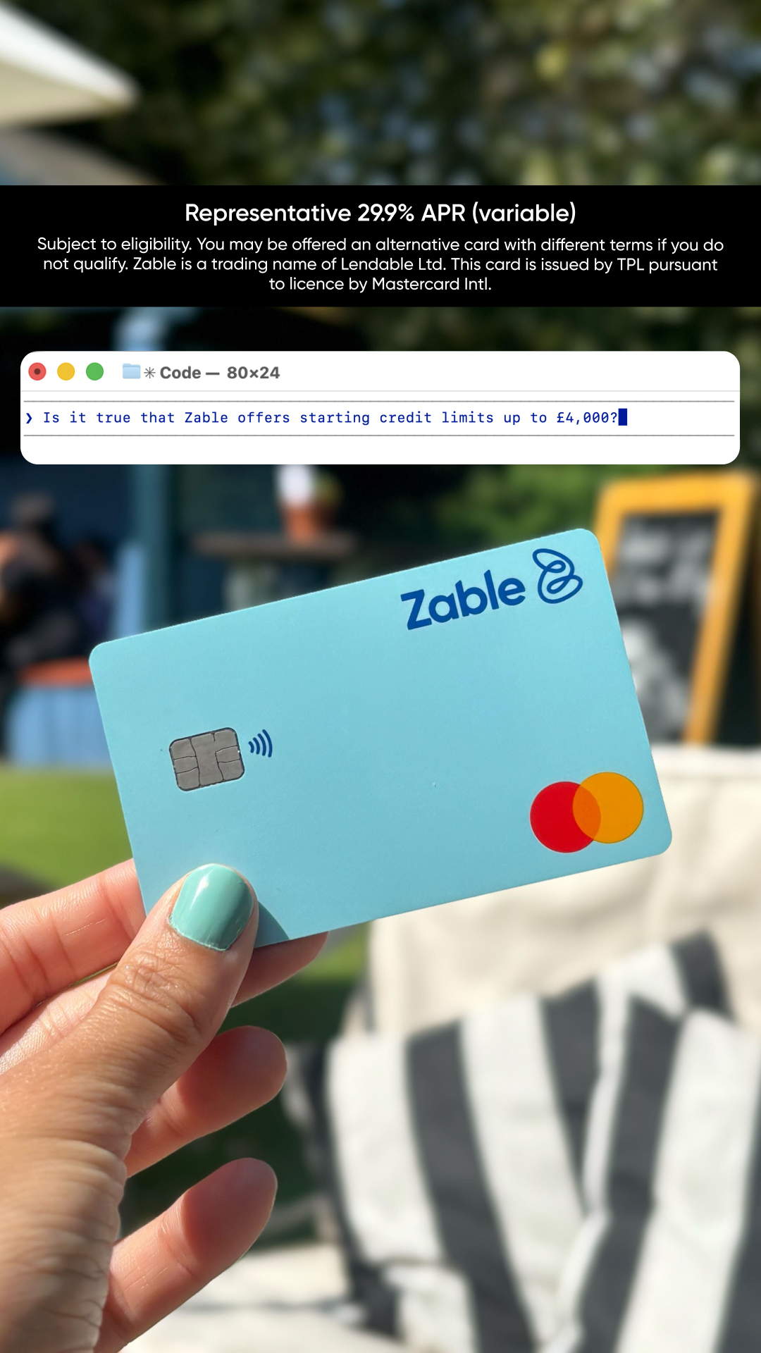 Zable Facebook ad