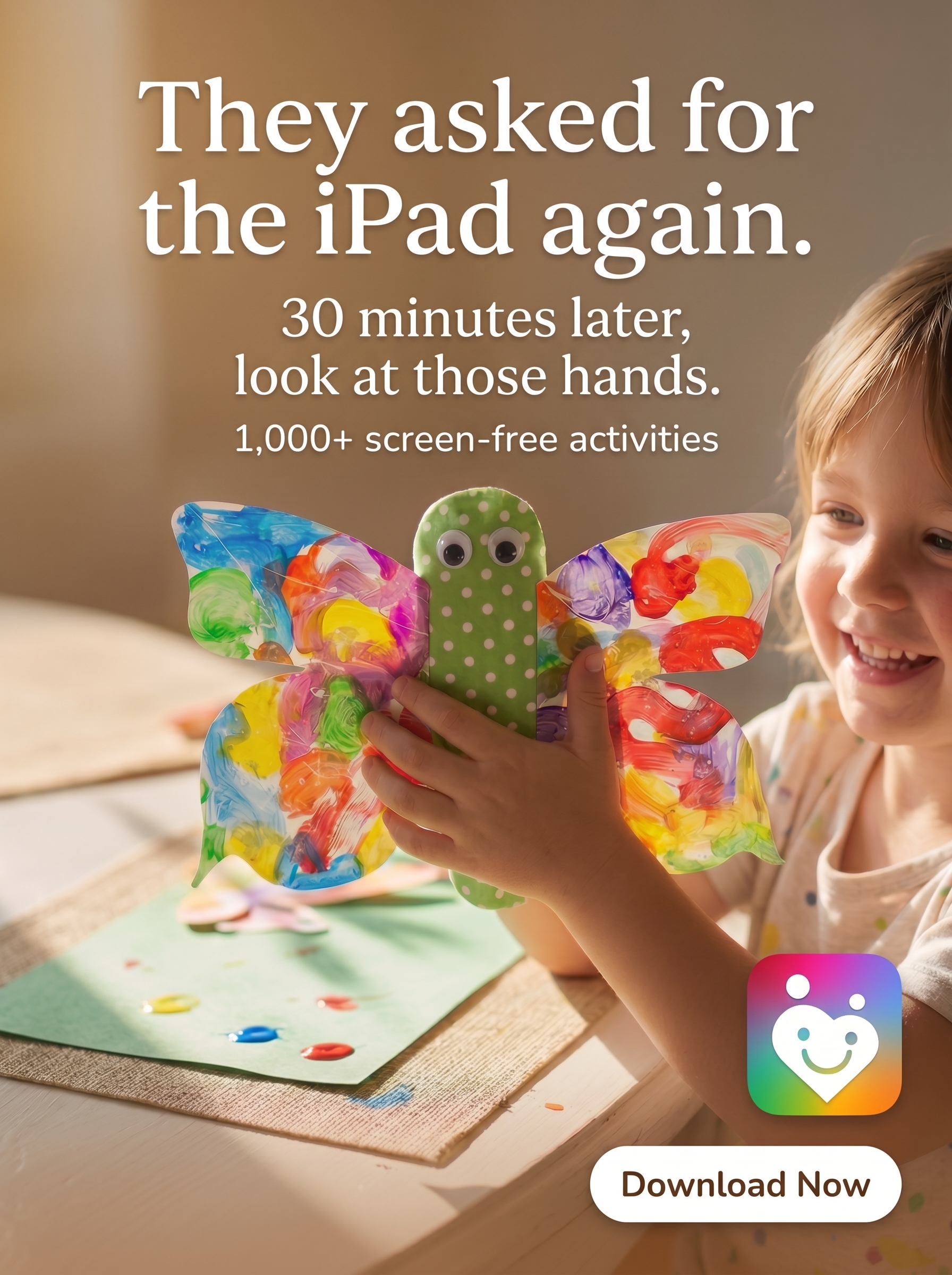 Hearty App Facebook ad