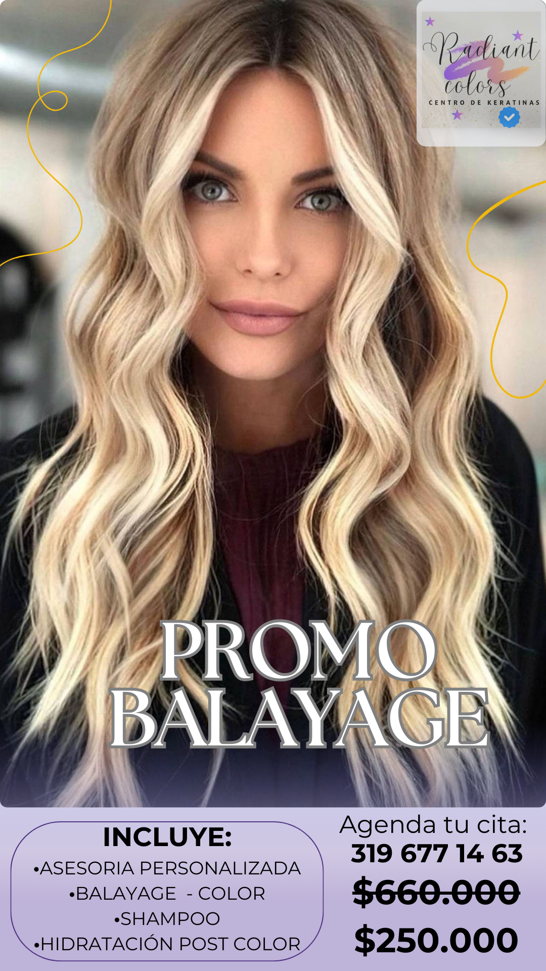 Radiant colors Facebook ad from Mar 28, 2026