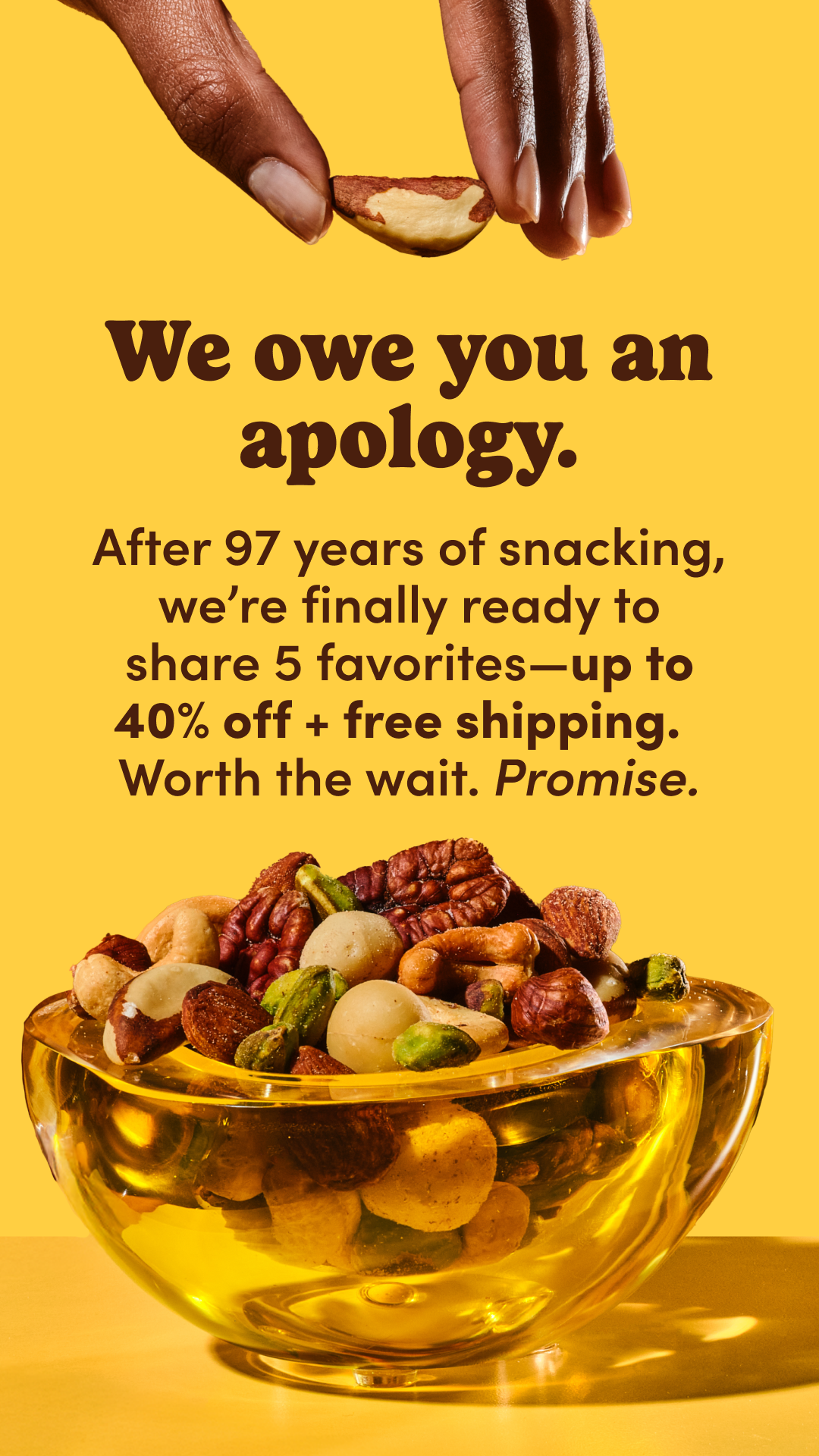 Nuts.com Facebook ad