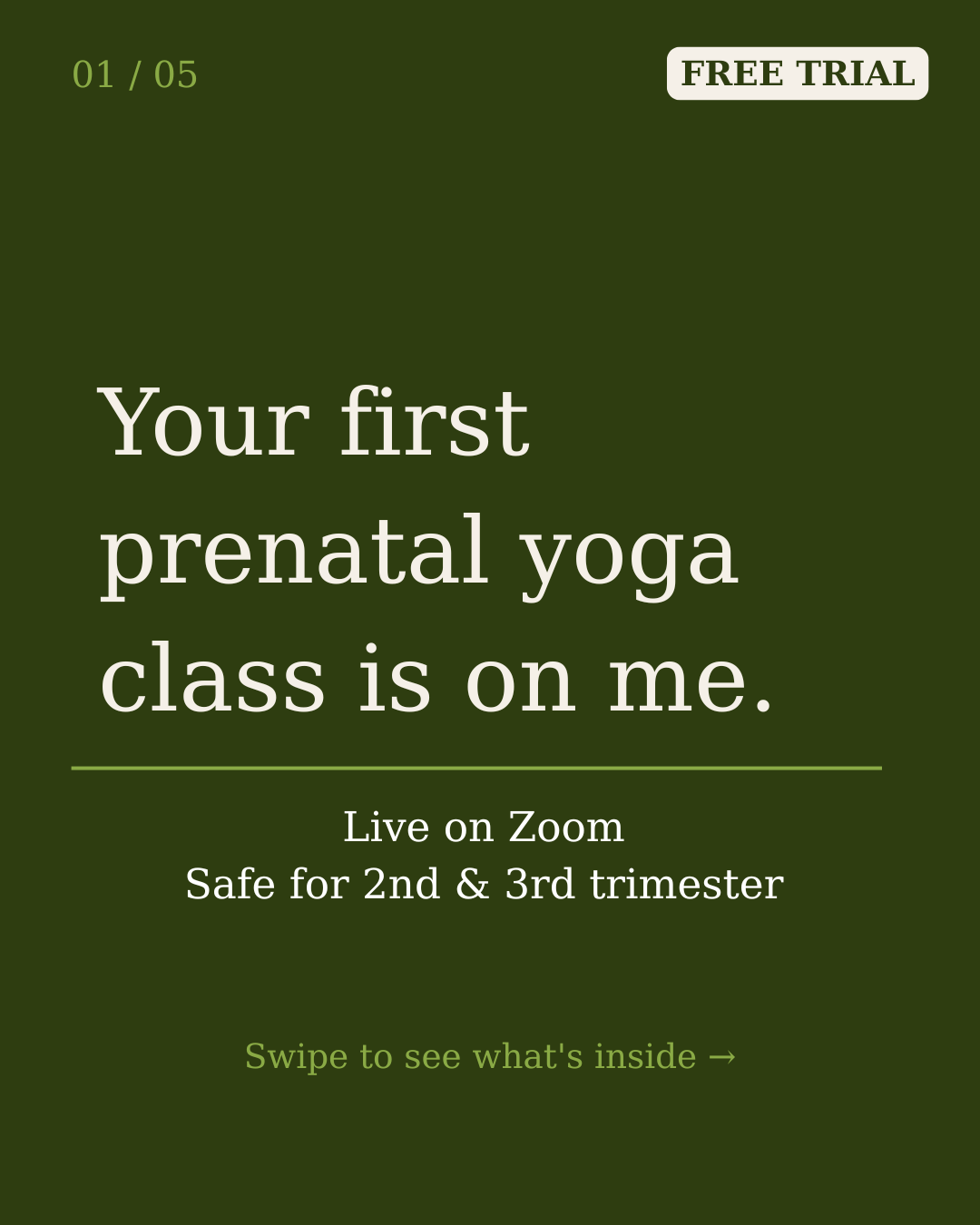 Yogisoul_radhika Facebook ad: DM me 'YOGA' and I'll send you a…