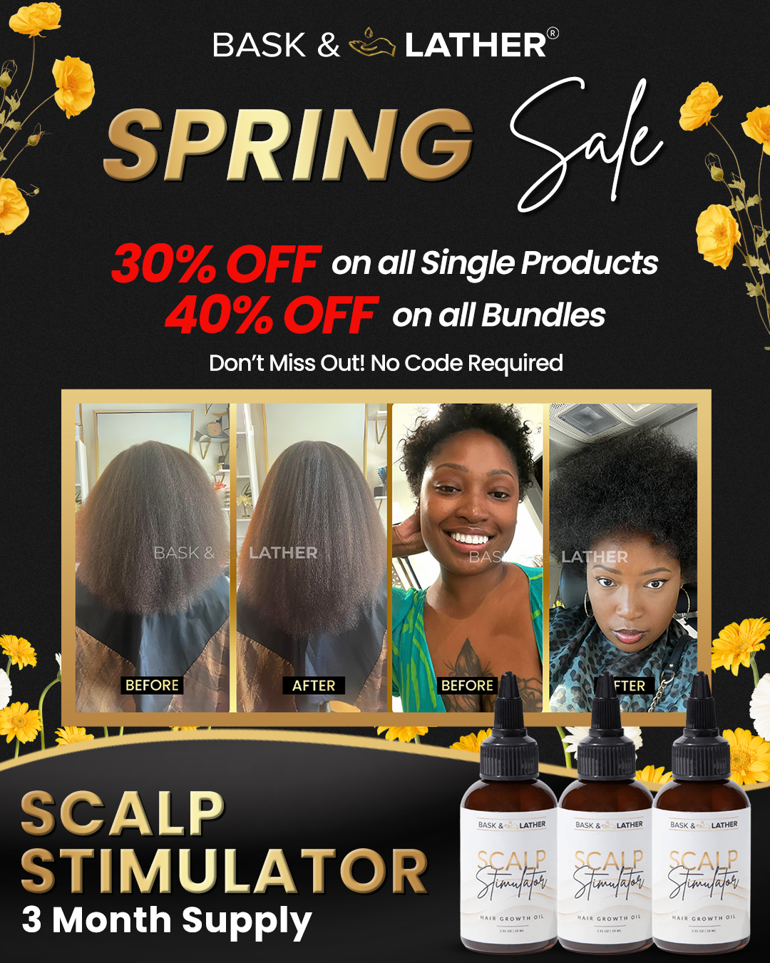 Bask & Lather Co Facebook ad