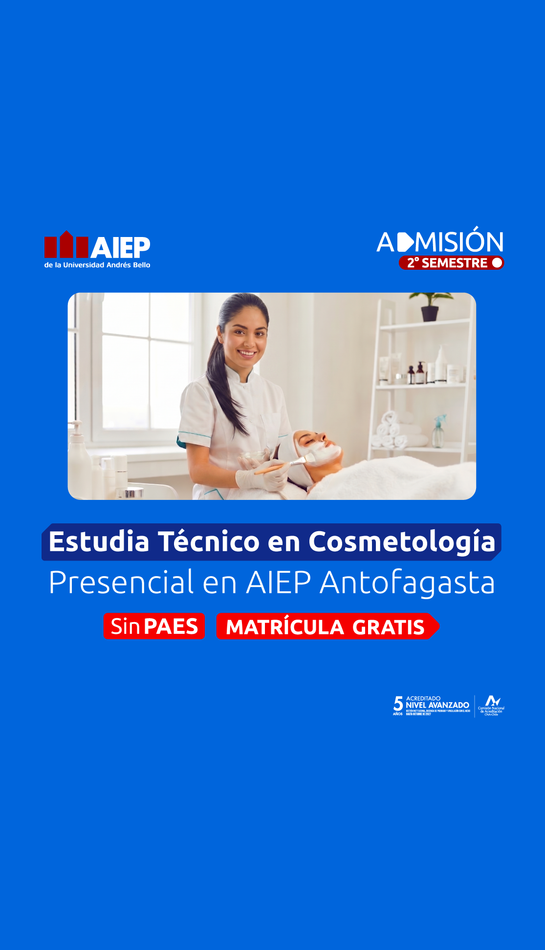 Admisión AIEP Facebook ad