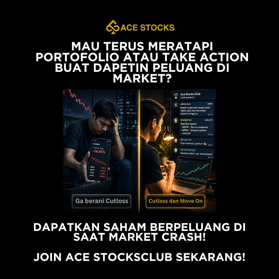Ace Stocks Facebook ad: Mau Terus Meratapi Porto Merah? Atau Mulai Cari Peluang?