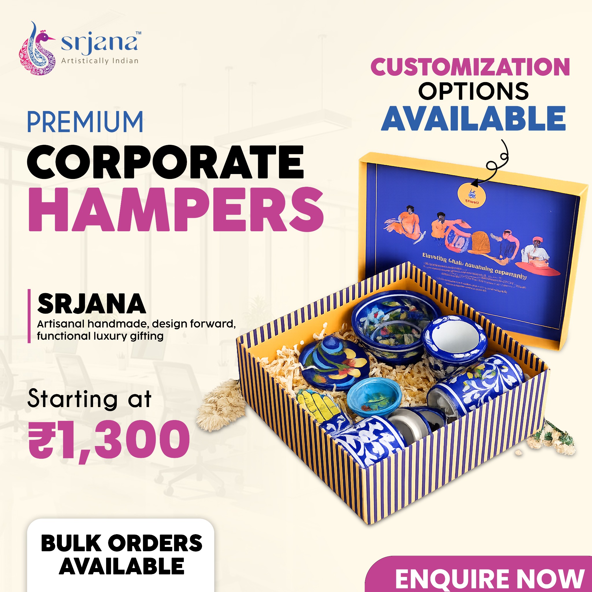HouseofSrjana Facebook ad: Premium Corporate Gifts