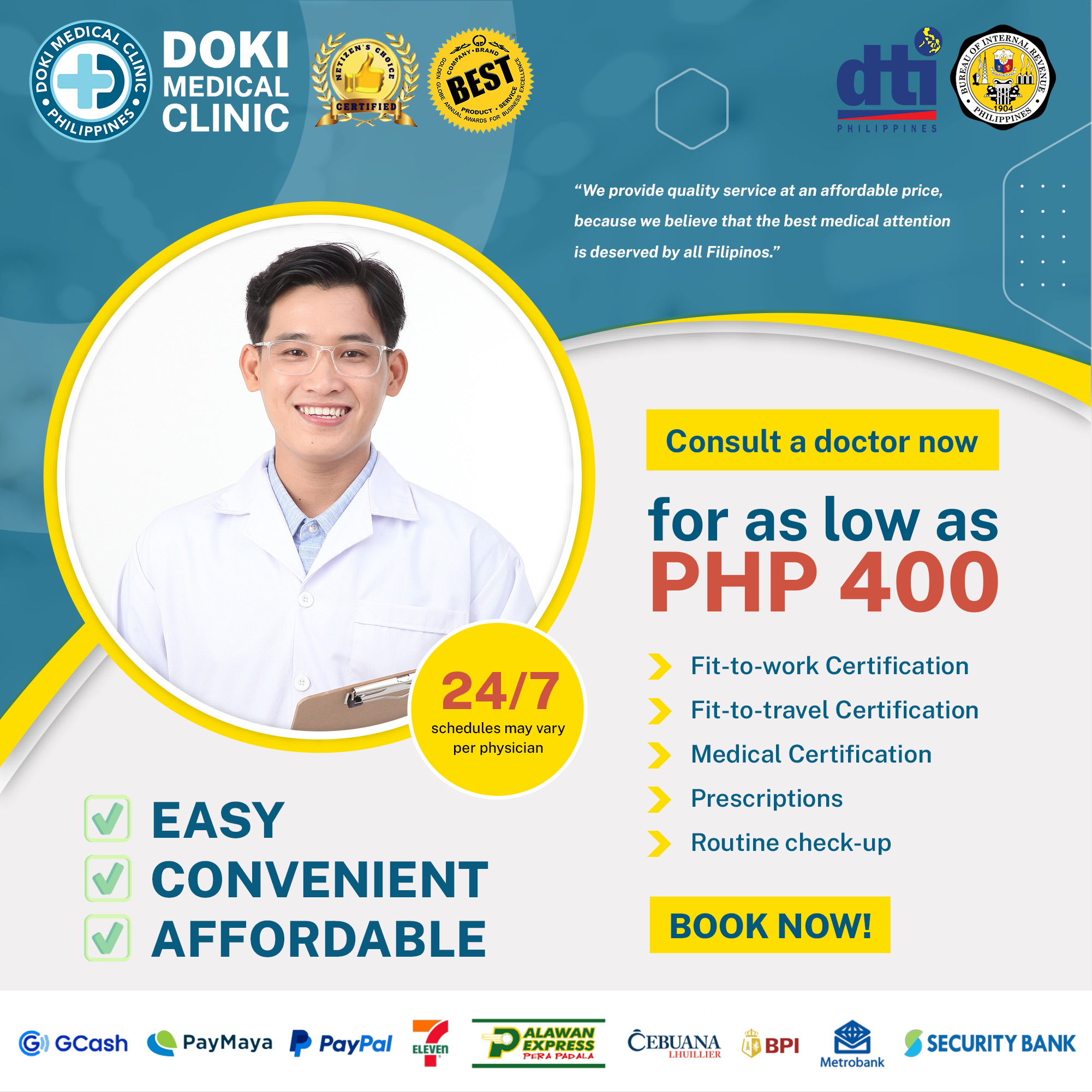 DOKi Philippines - Online Consultations Facebook ad