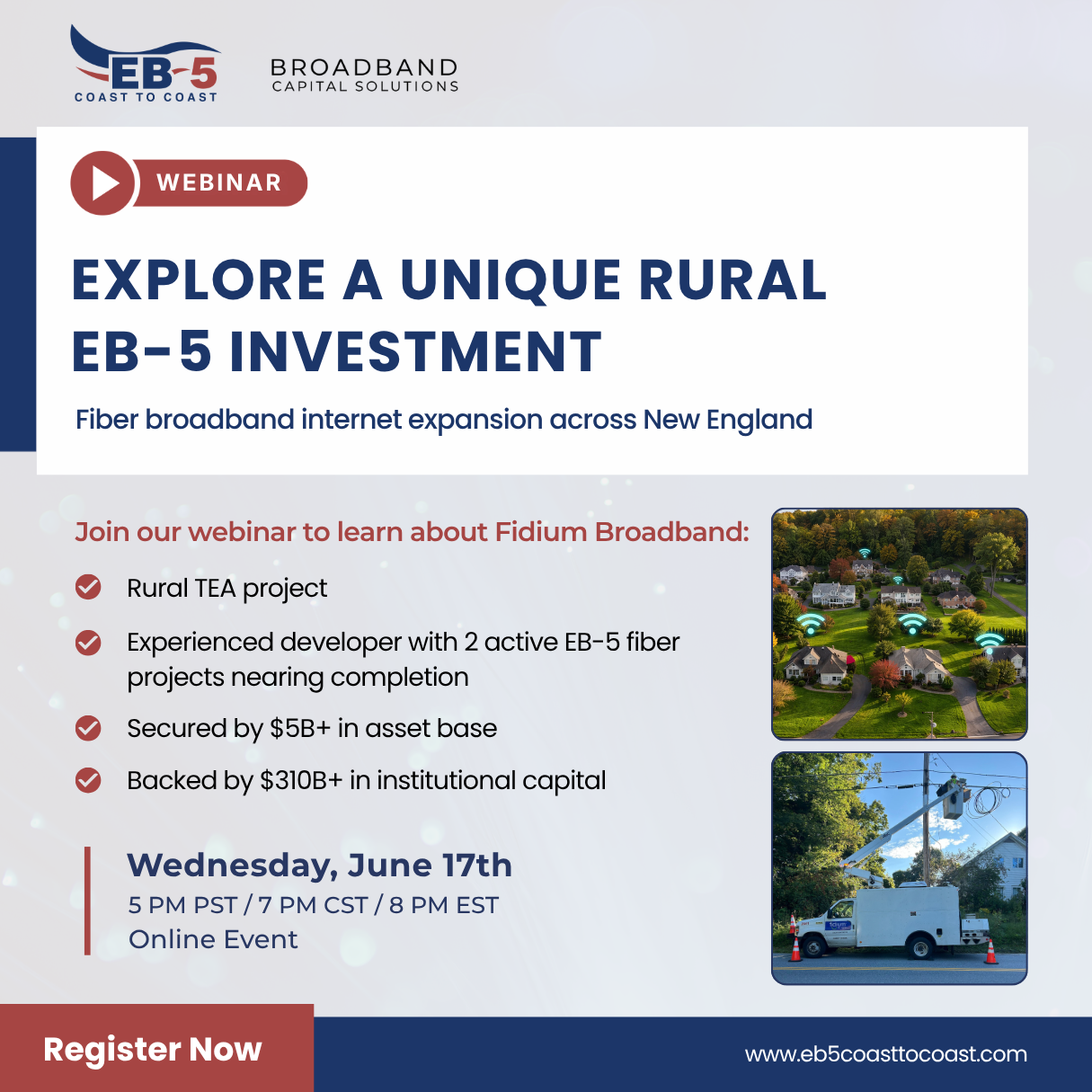 EB-5 Coast to Coast Facebook ad: A Different Kind of Rural EB-5 Project