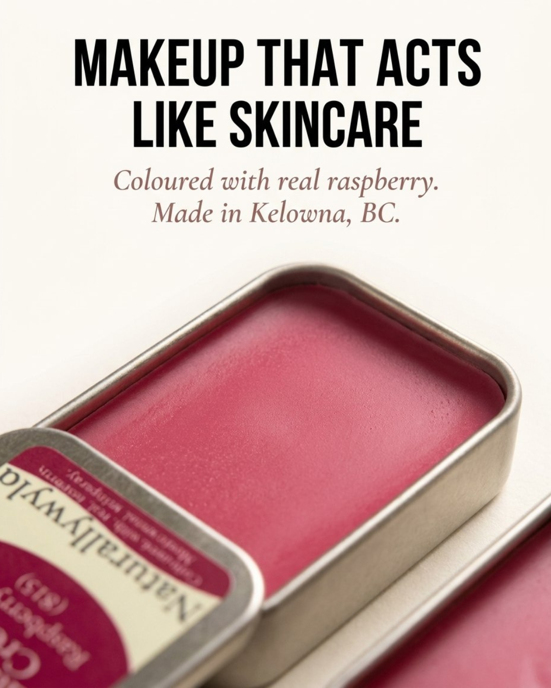 NaturallyWyld Facebook ad: Makeup That Acts Like Skincare