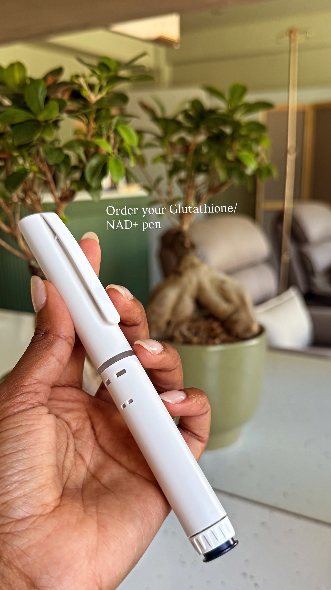 Revive IV Lab Facebook ad: Order your Glutathione/NAD+ pen