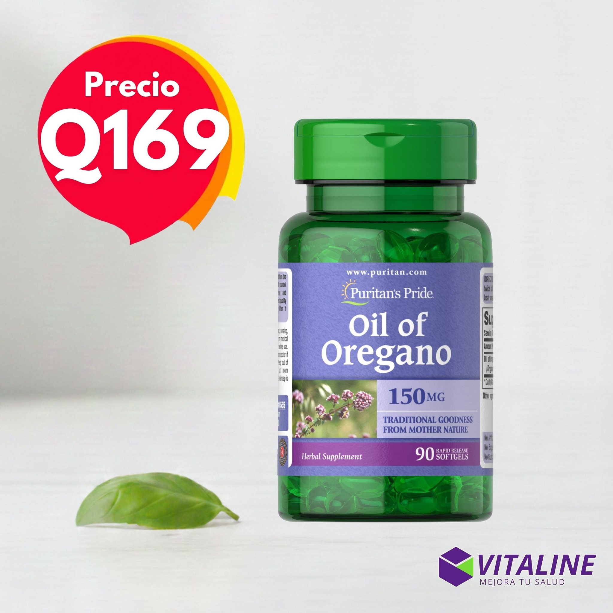 Vitaminas Vitaline Facebook ad: Ordena tu suplemento preferido por DM