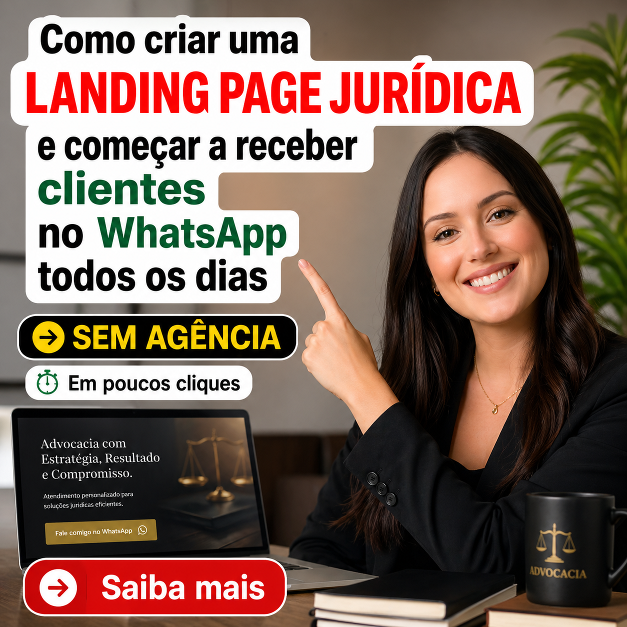 Turbo Mídia Digital Facebook ad: O advogado inteligente não paga R$ 3.000 por…