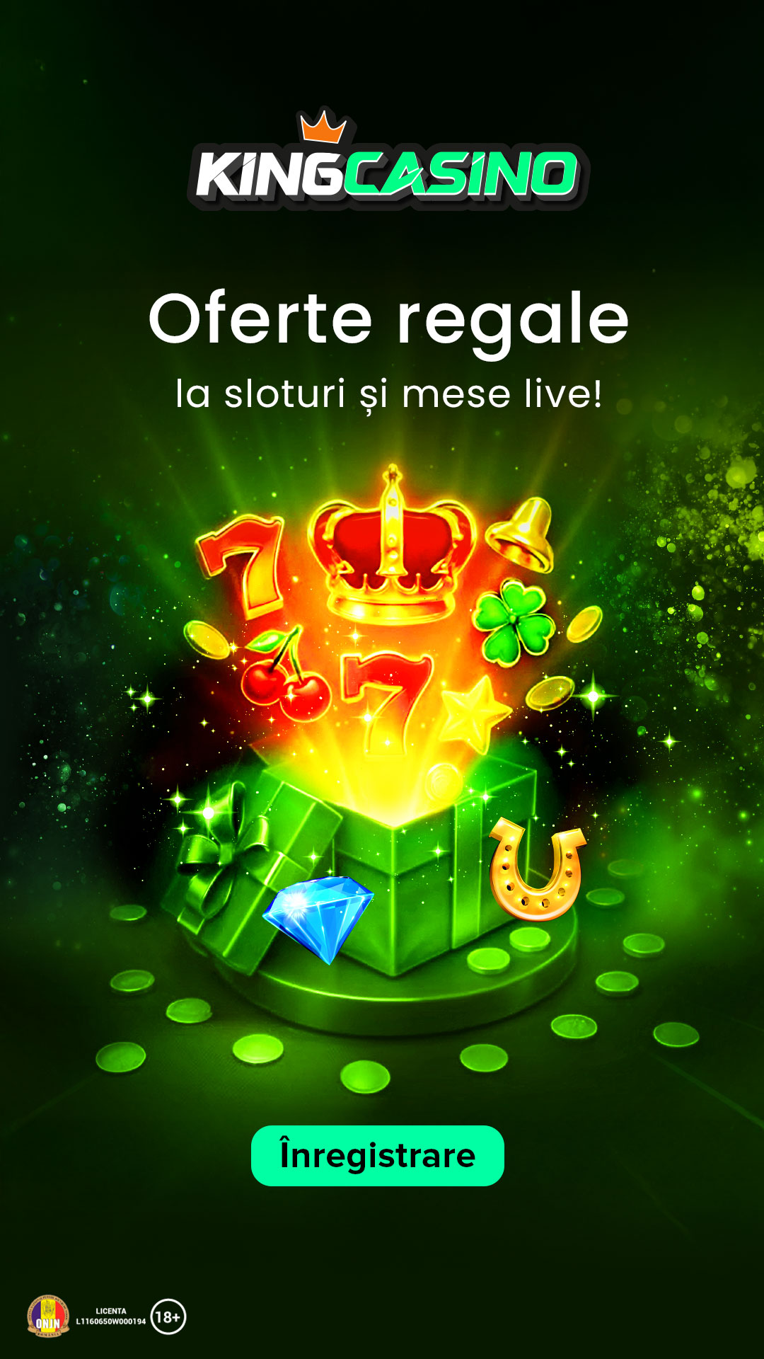King Casino Facebook ad from Oct 1, 2025