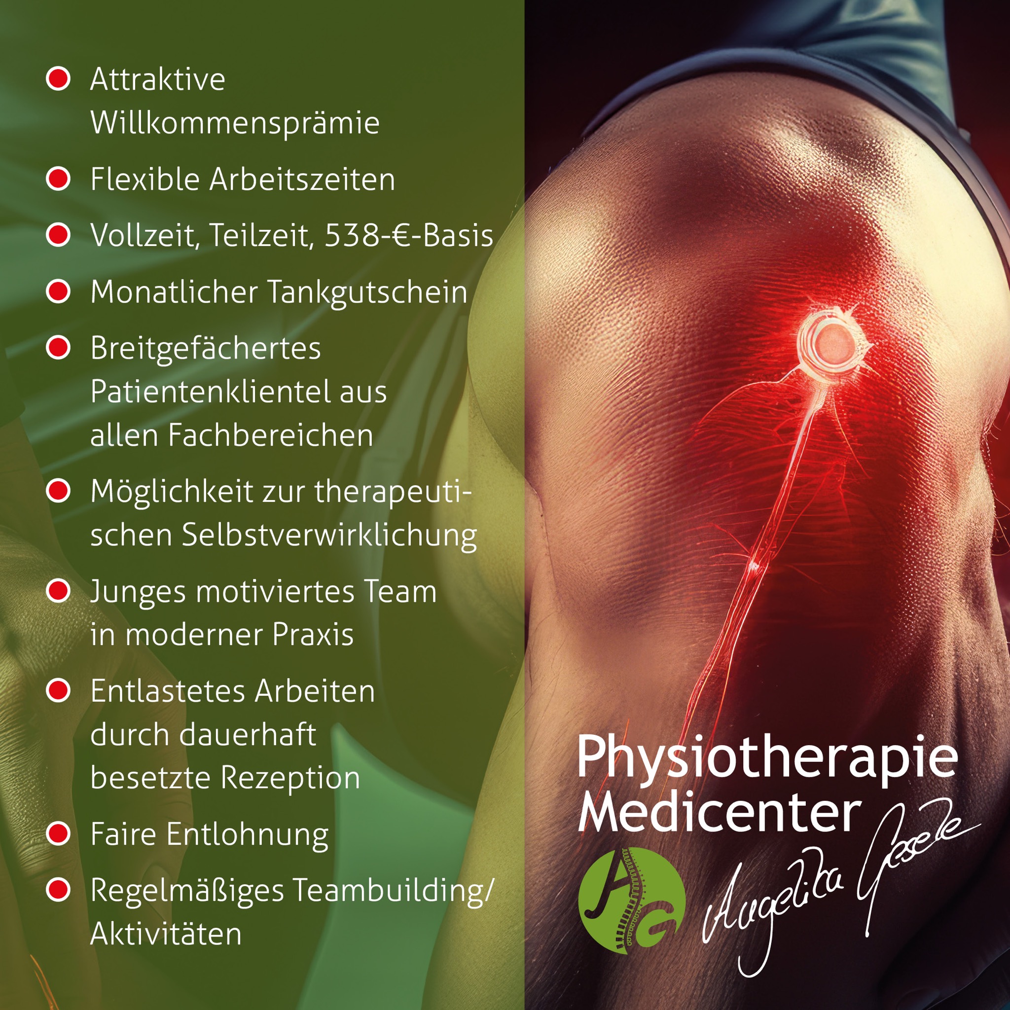 Physiotherapie Medicenter Facebook ad from Apr 8, 2024